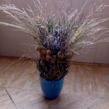 Ramo de flores agapanto azul