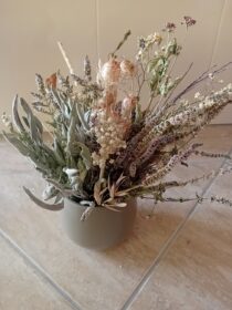 Ramo vaso salvia hortela